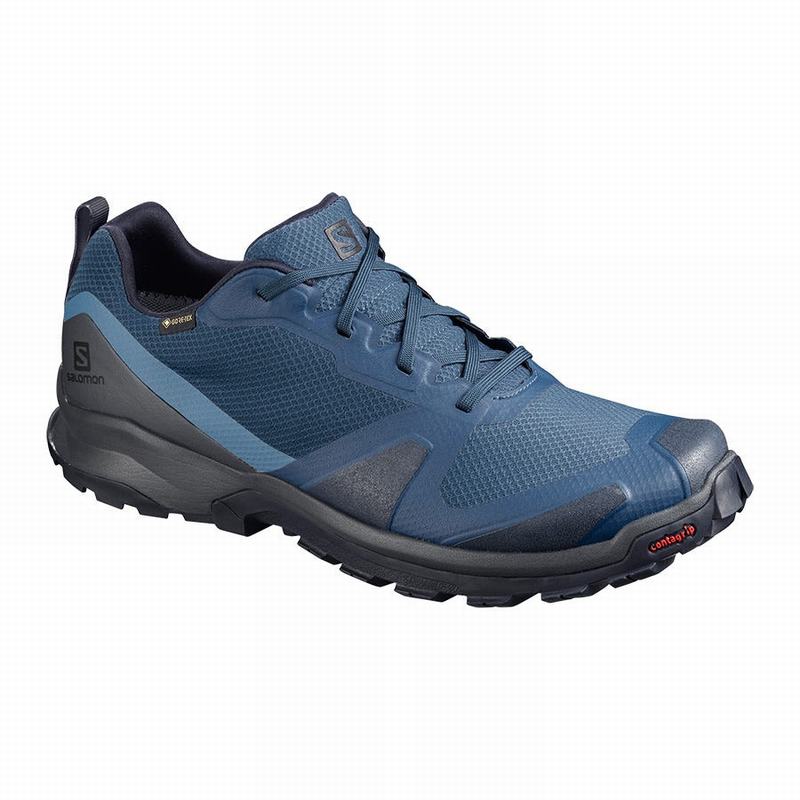 SALOMON XA COLLIDER GTX Philippines - Men's Hiking Shoes - Navy/Black | 369012-WVQ